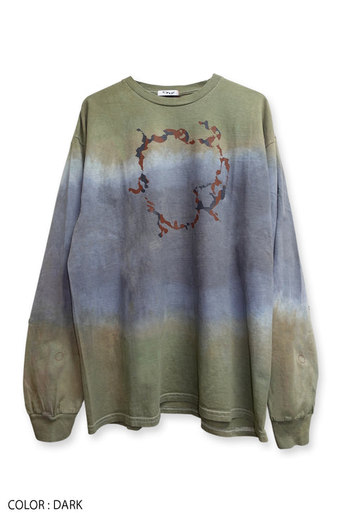 MISAKI USHIOZU × Cycle LONG SLEEVE TEE -EARTH MIX-