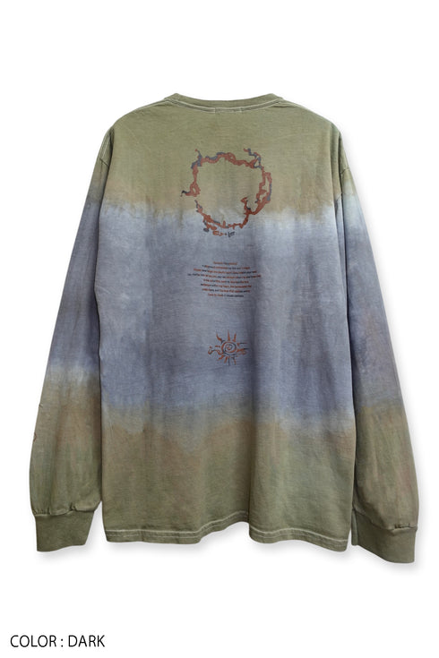 MISAKI USHIOZU × Cycle LONG SLEEVE TEE -EARTH MIX-