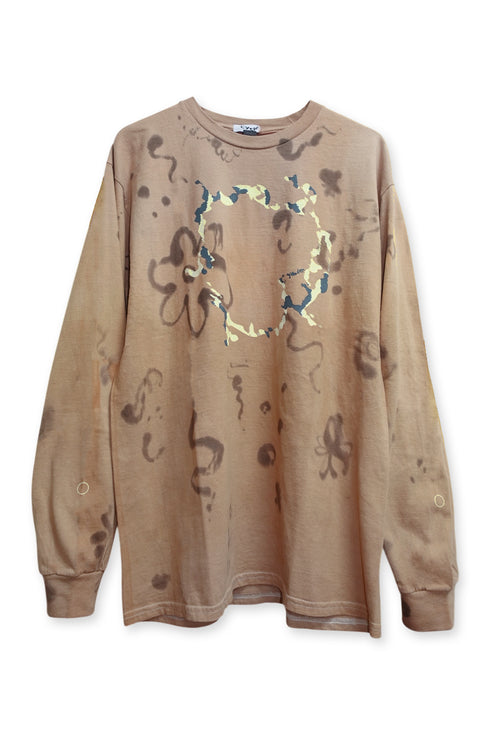 MISAKI USHIOZU × Cycle LONG SLEEVE TEE -SALMON-