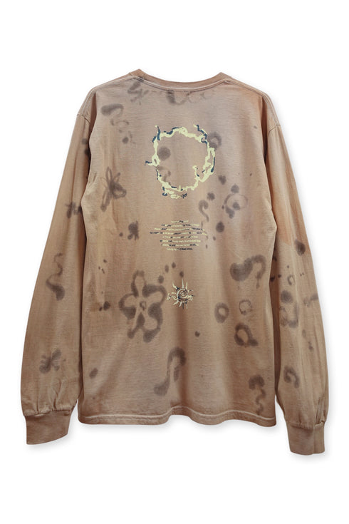 MISAKI USHIOZU × Cycle LONG SLEEVE TEE -SALMON-