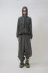 【PRE-ORDER】NYLON TUCK STITCH PANTS -CHARCOAL-