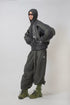 CIRCLE RIB WASHED MA-1 -CHARCOAL×KHAKI- *Last1