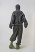 CIRCLE RIB WASHED MA-1 -CHARCOAL×KHAKI- *Last1