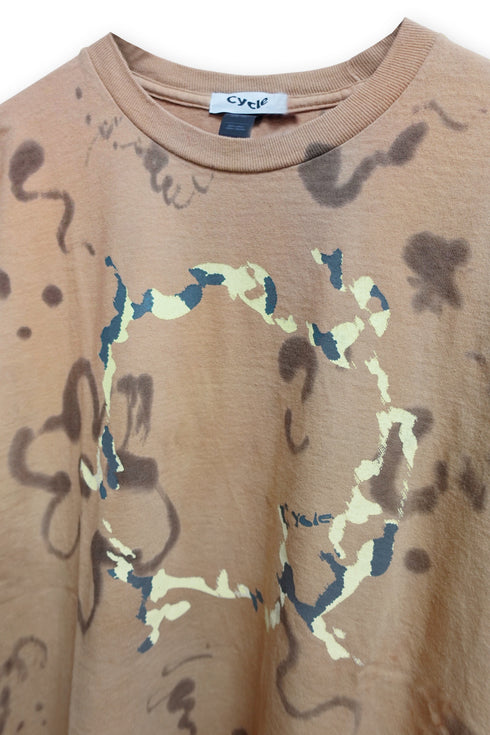 MISAKI USHIOZU × Cycle LONG SLEEVE TEE -SALMON-