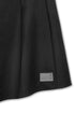 SPIRAL BUTTON ASYMMETRY WRAP SKIRT -BLACK- *Last1