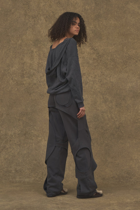 【RESTOCK】REFLECTOR LOGO HOODIE -CHARCOAL- *Last1