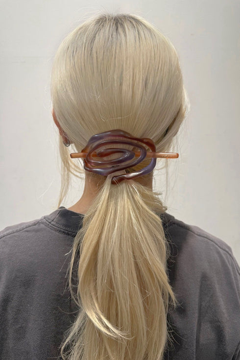 Taichi Yamane × Cycle SCULPTUAL HAIR STICK -WARM BROWN×PURPLE- *Last1