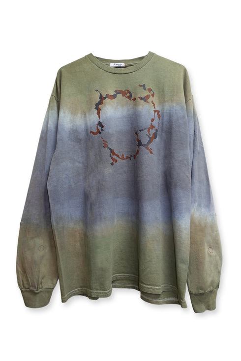 MISAKI USHIOZU × Cycle LONG SLEEVE TEE -EARTH MIX-