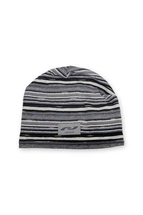 MULTI BORDER KNIT BEANIE