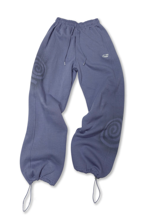 【PRE-ORDER】PAINTED SPIRAL SWEAT PANTS -BLUISH PURPLE-