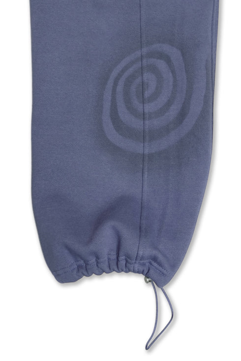 【PRE-ORDER】PAINTED SPIRAL SWEAT PANTS -BLUISH PURPLE-