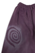 PAINTED SPIRAL SWEAT PANTS -BORDEAUX- *Last1