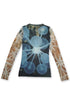 SECOND SKIN TOPS "Gekko Radiolaria"