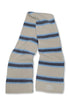 MULTI STRIPE KNIT MUFFLER -BEIGE MIX-