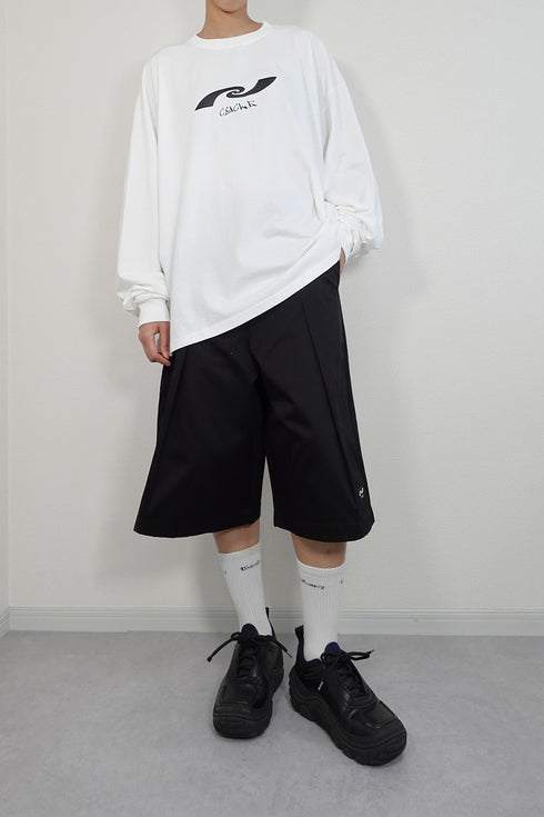 SPIRAL LOGO LONG SLEEVE TEE -OFF WHITE-