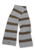 【PRE-ORDER】MULTI STRIPE KNIT MUFFLER -GRAY MIX-