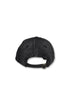 WASHED EMBROIDERY LOGO CAP -BLACK- *Last1