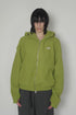 FINGER HOLE ZIP-UP BLOUSON -PISTACHIO- *Last1