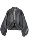 CIRCLE RIB WASHED MA-1 -CHARCOAL×KHAKI- *Last1