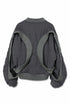 CIRCLE RIB WASHED MA-1 -CHARCOAL×KHAKI- *Last1