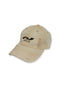 WASHED EMBROIDERY LOGO CAP -LIGHT BEIGE- *Last1