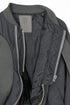 CIRCLE RIB WASHED MA-1 -CHARCOAL×KHAKI- *Last1