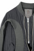 CIRCLE RIB WASHED MA-1 -CHARCOAL×KHAKI- *Last1