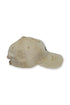 WASHED EMBROIDERY LOGO CAP -LIGHT BEIGE- *Last1