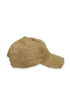 WASHED EMBROIDERY LOGO CAP -MUSTARD BEIGE- *Last1