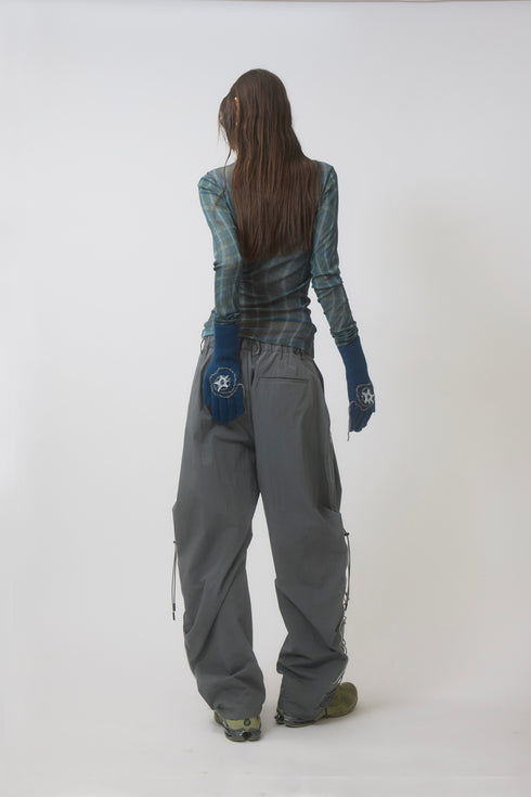 【PRE-ORDER】METAMORPHOSIS ECO FABRIC PANTS -GRAY (BAMBOO CHARCOAL)-
