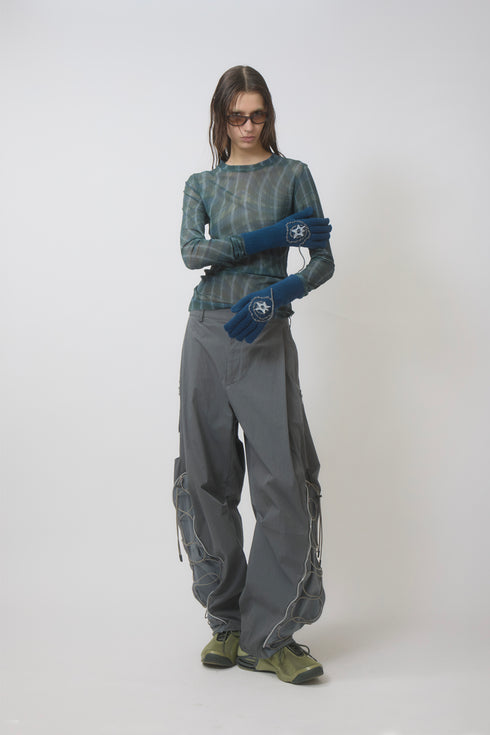 【PRE-ORDER】METAMORPHOSIS ECO FABRIC PANTS -GRAY (BAMBOO CHARCOAL)-