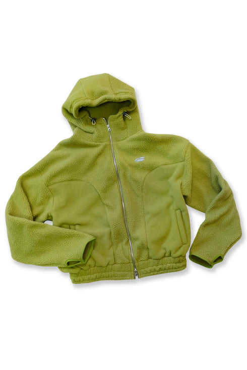 FINGER HOLE ZIP-UP BLOUSON -PISTACHIO- *Last1