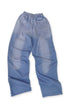 FADED LOGO SWEAT PANTS -BLUE-