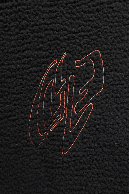 ECO BOA CROPPED TOPS -BLACK- *Last1