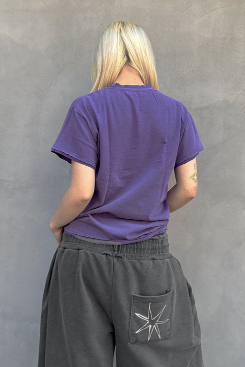 WASHED PATCHWORK STAR TEE