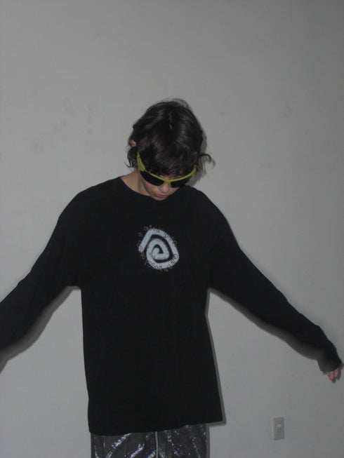 nyke × MINE × Cycle SPIRAL TAG LONG SLEEVE TEE -BLACK- *Last1