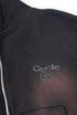 FADED LOGO ZIP-UP HOODIE -DARK CHARCOAL-