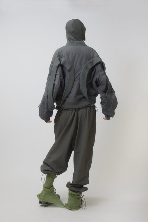 【PRE-ORDER】CIRCLE RIB WASHED MA-1 -EARTH KHAKI-