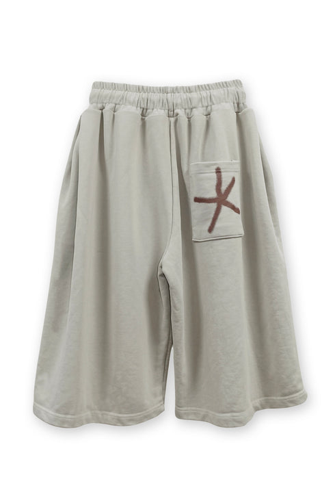 【PRE-ORDER】FEUERGOD × Cycle STAR ZIP-UP HALF PANTS -BEIGE-