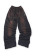 FADED LOGO SWEAT PANTS -DARK CHARCOAL-