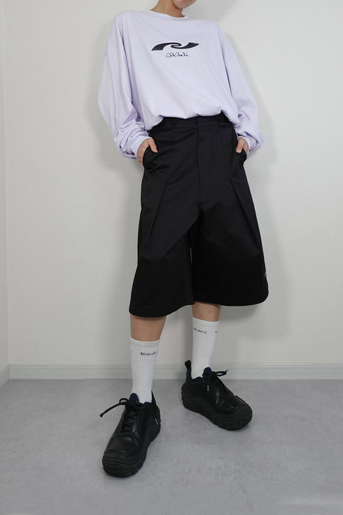 SPIRAL LOGO LONG SLEEVE TEE -LAVENDER- *Last1