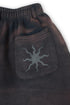 FADED LOGO SWEAT PANTS -DARK CHARCOAL-