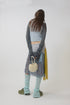 SPELL WAVE RAGLAN LONG SLEEVE TEE -LIGHT BLUE × CHARCOAL-