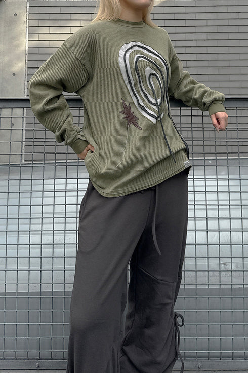 SPIRAL CORD WAFFLE TOPS