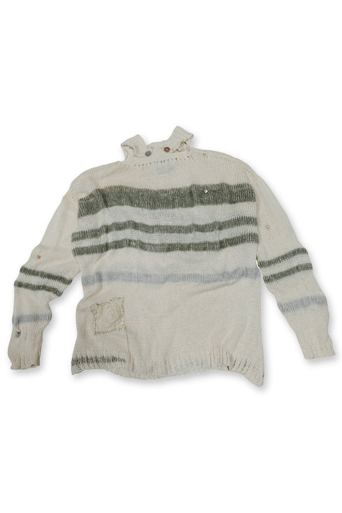 【PRE-ORDER】Merbeau × Cycle HANDMADE SEASHELL SPIRAL SWEATER
