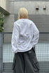 TERRAIN CUT-OUT LONG SLEEVE TEE -WHITE-