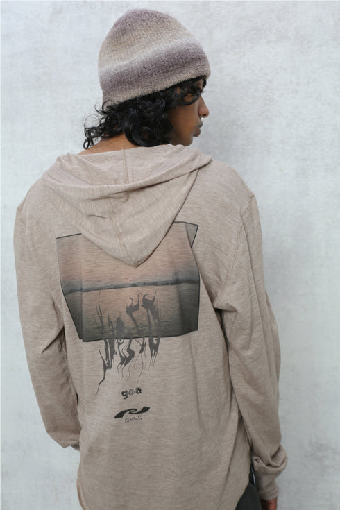 GRADATION KNIT CAP -BROWN-