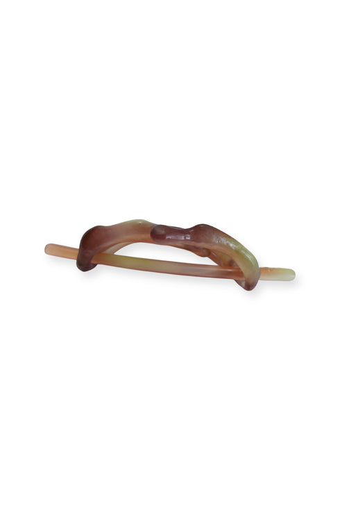 Taichi Yamane × Cycle SCULPTUAL HAIR STICK -BROWN×LIGHT GREEN-