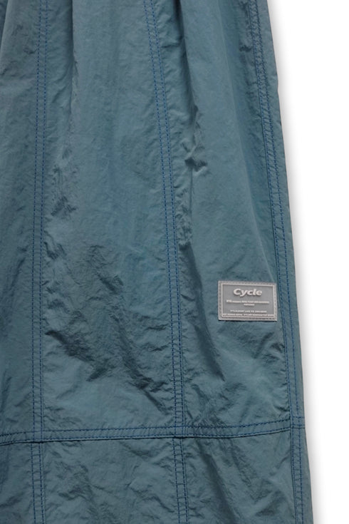 【RESTOCK】NYLON BUCKLE PANTS -TURQUOISE-