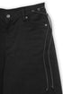 DRAWSTRING-EYELET HALF PANTS